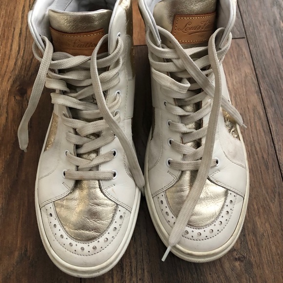 Authentic Louis Vuitton High Top Sneakers - Picture 9 of 11